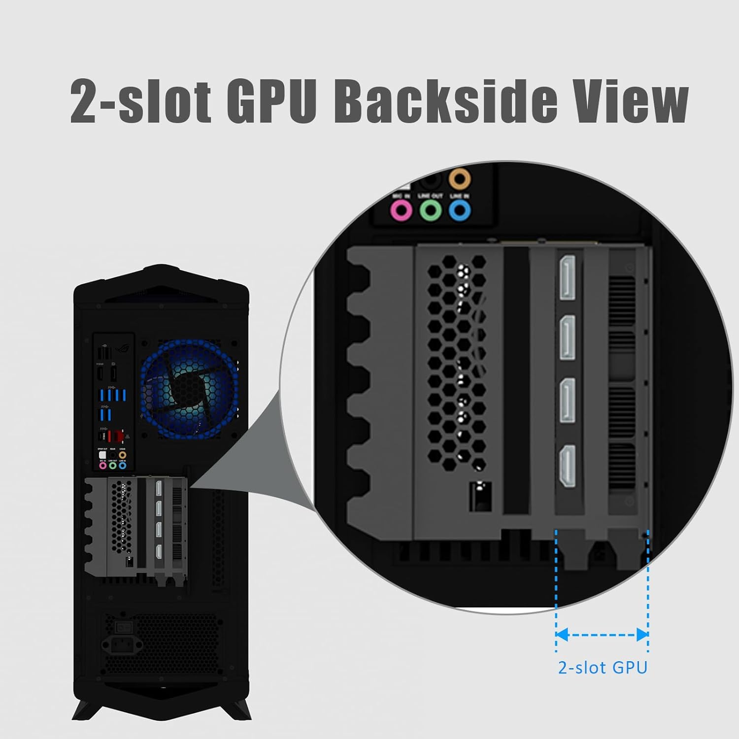 Glotrends Staffa Supporto GPU Verticale PCIe 5.0 150mm - immagine 8