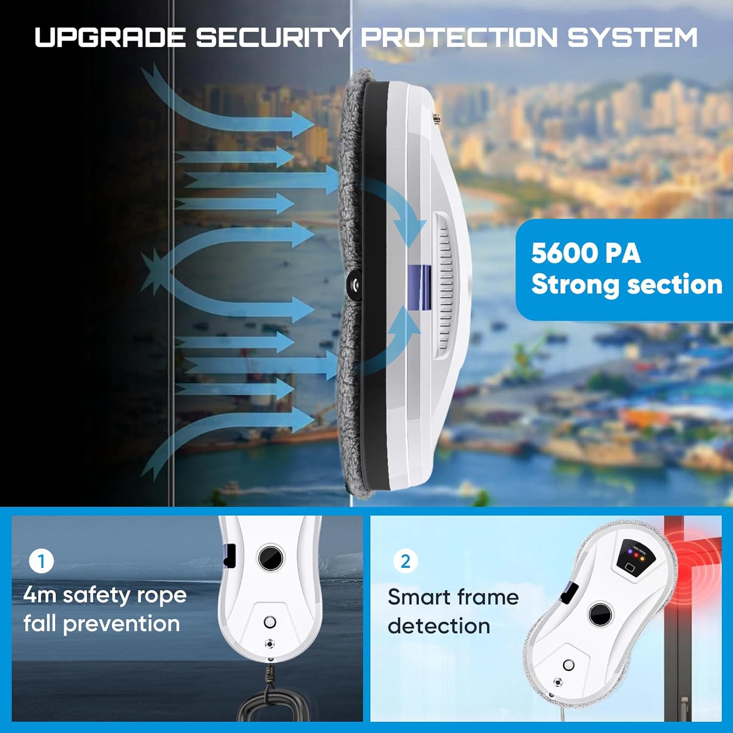 Robot Lavavetri Finestre Elettrico 5600pa - immagine 4