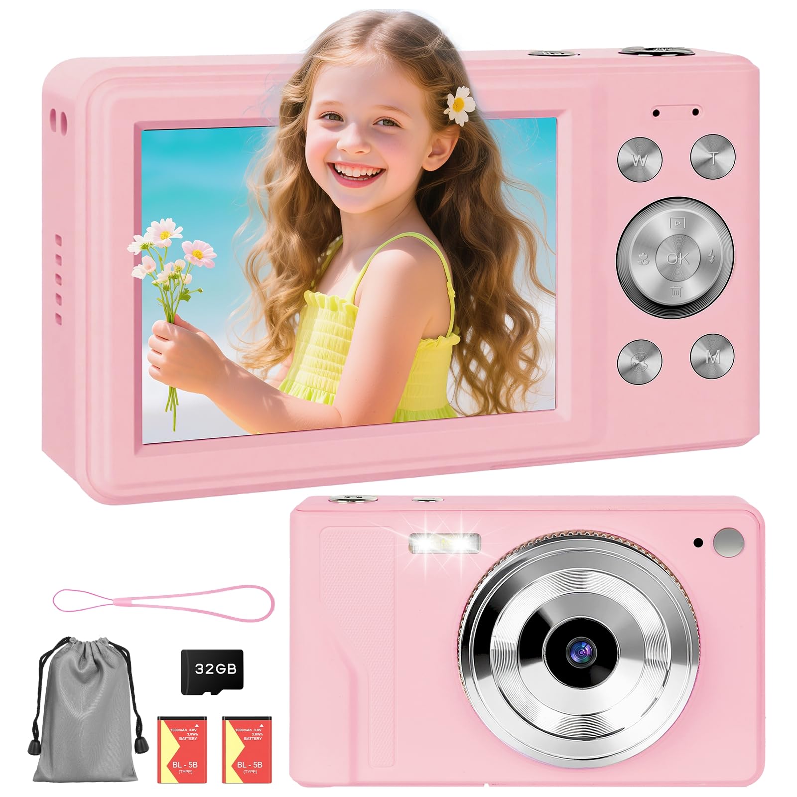 Herbyd Fotocamera Digitale 56MP 1080P FHD Autofocus