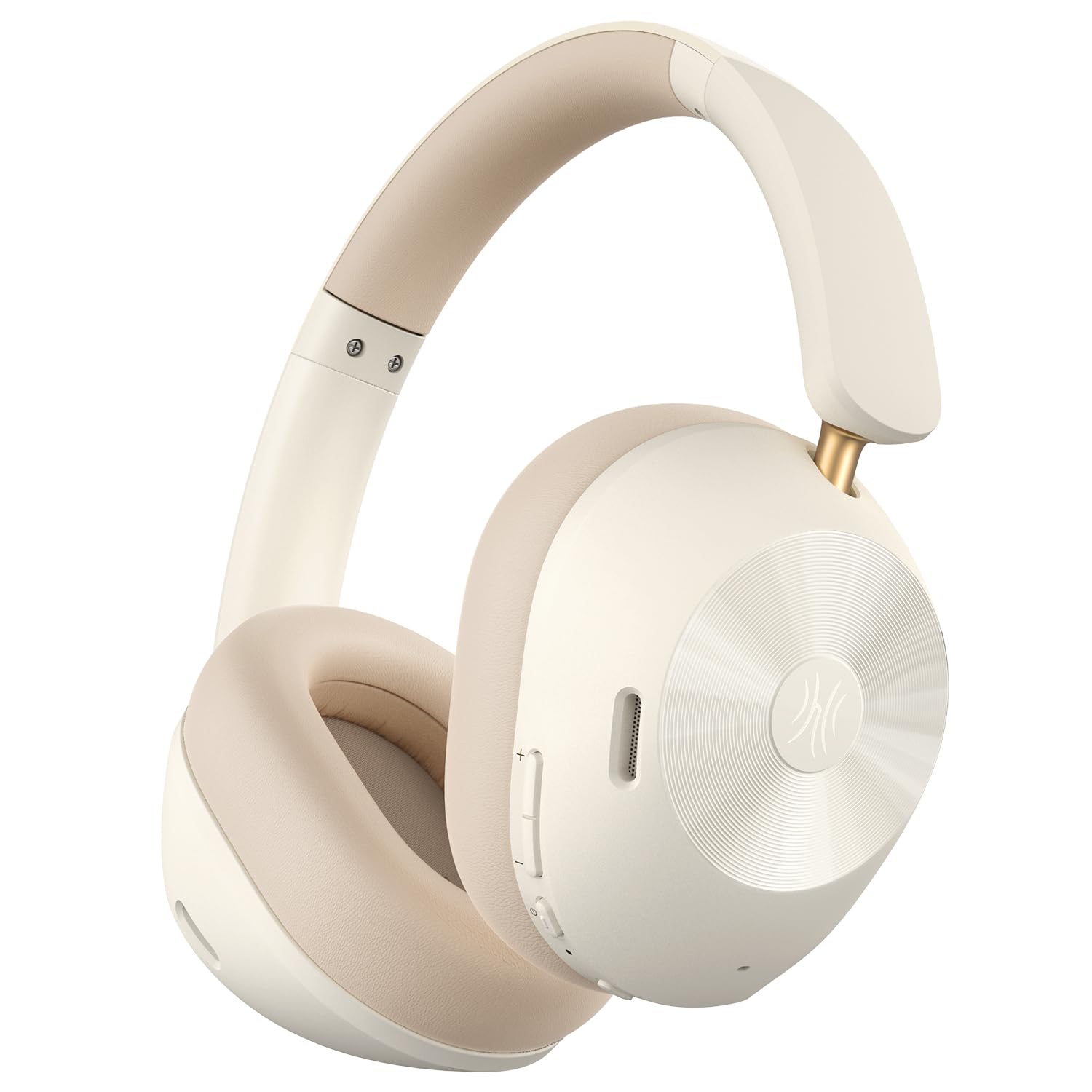 Oneodio A5 Cuffie Over Ear ANC Ibrida 75 Ore, Bianco