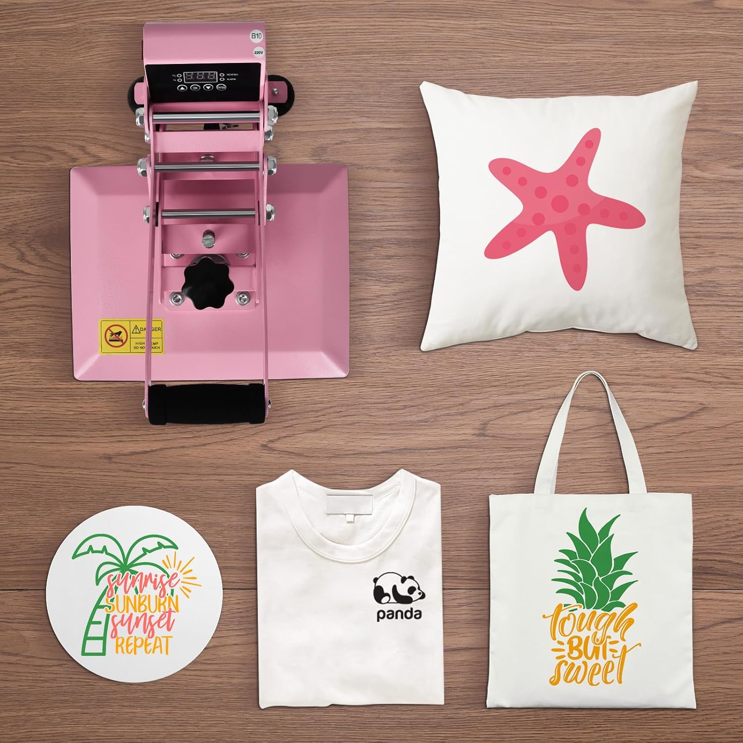 Pressa per Trasferimento di Calore 30x23cm - immagine 7