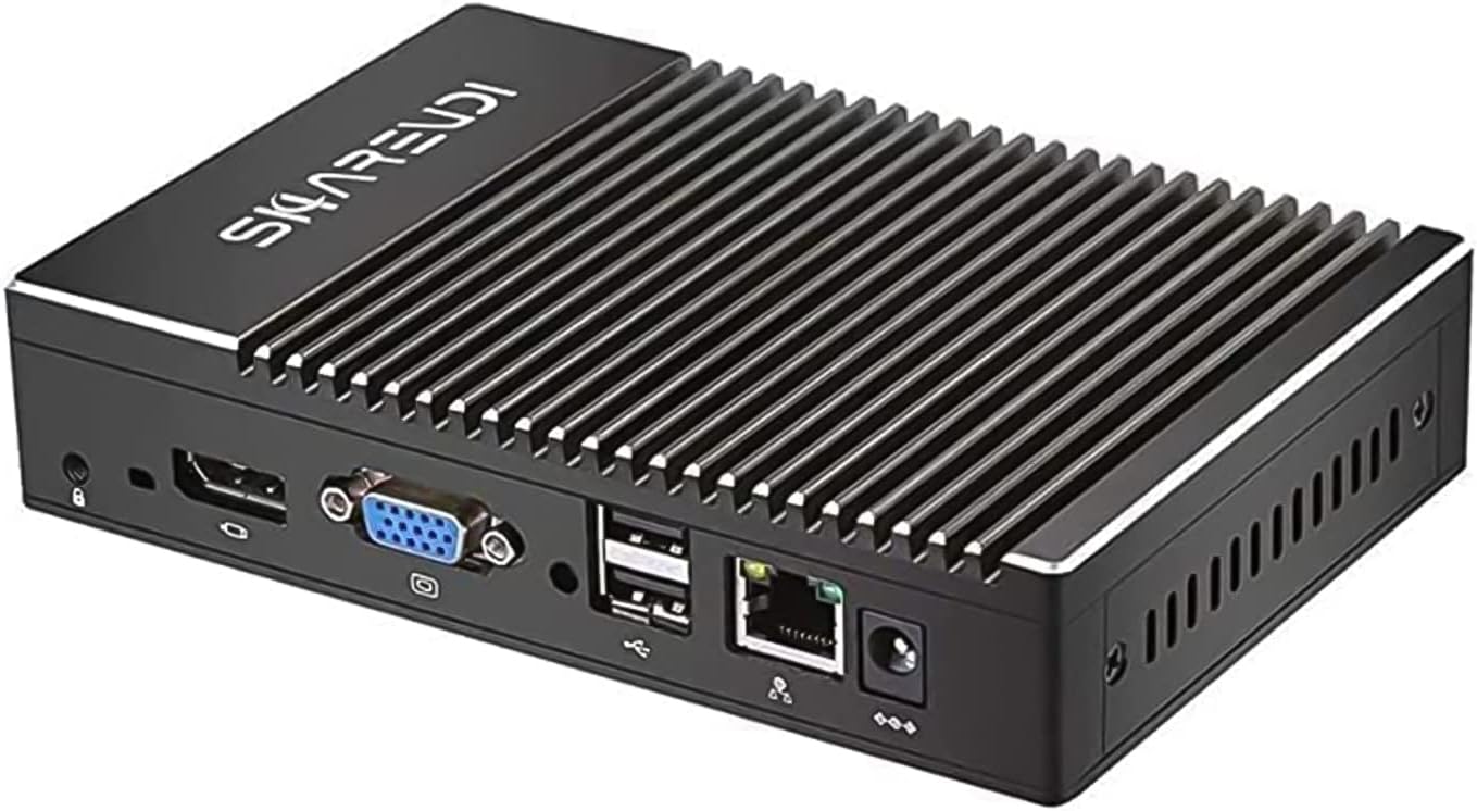 Sharevdi Fanless Mini PC AMD A6 1450 Win 10 Pro - immagine 1