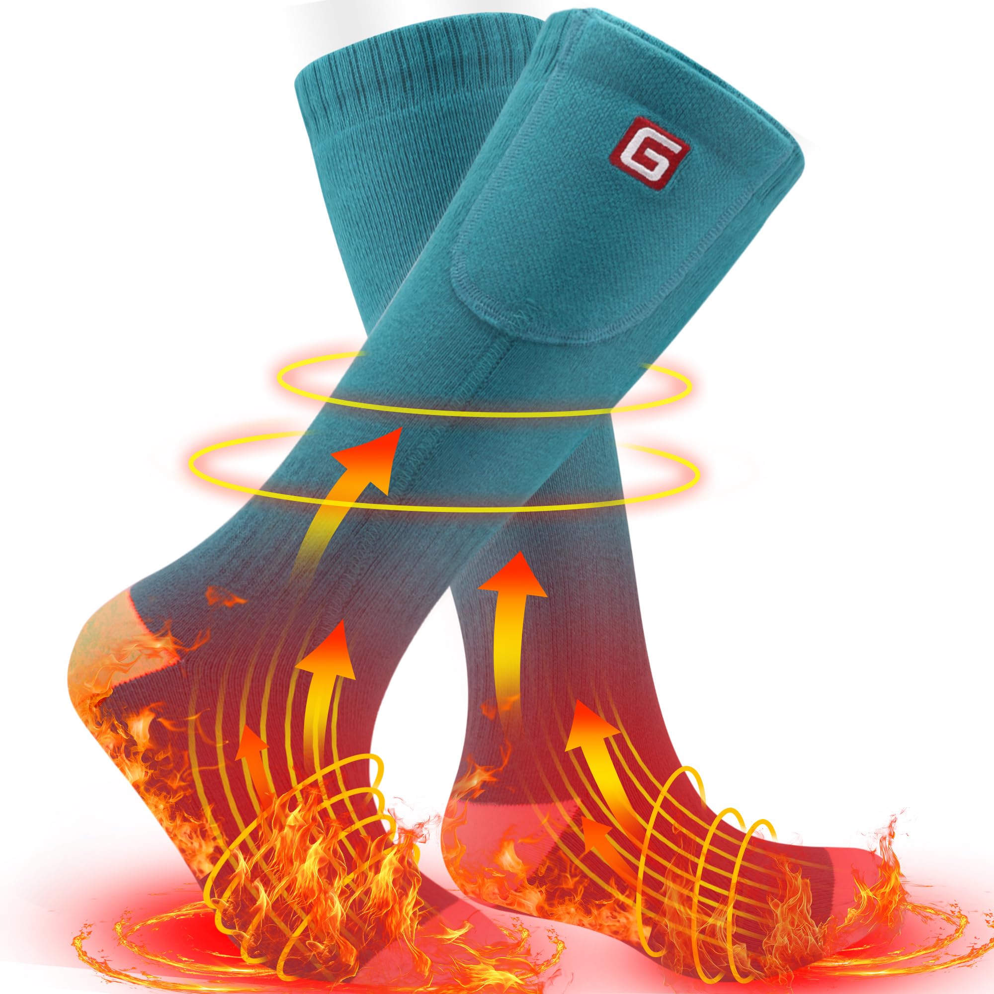 Svpro Calze Riscaldate Ricaricabili Uomini Donne