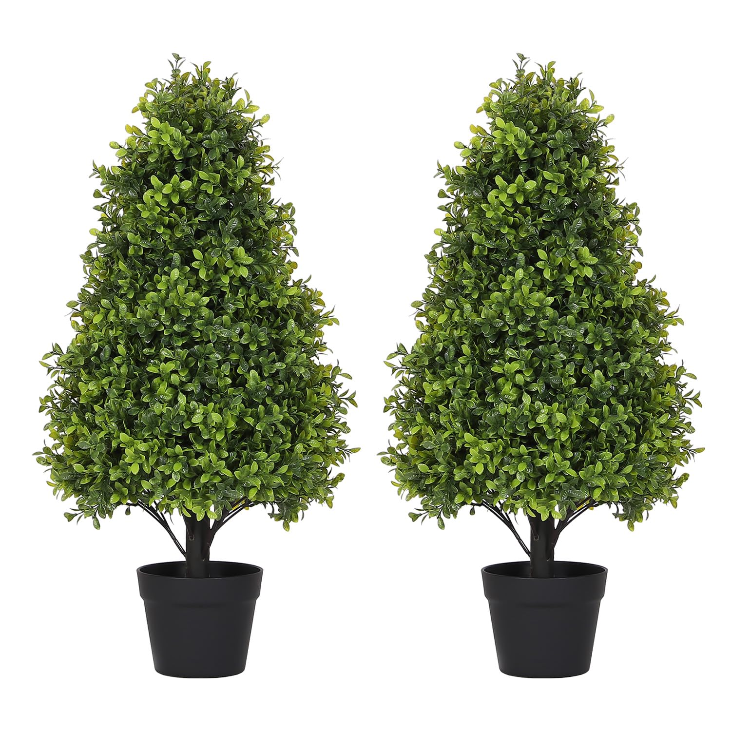 Set 2 Alberi Artificiali per Esterni 76,2 cm