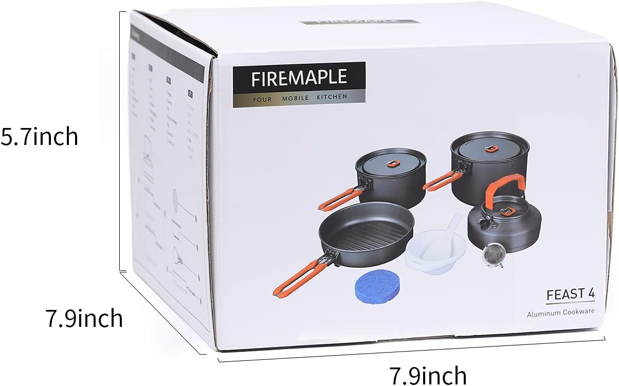 Fire-maple 12 PCS Set Pentole Campeggio - immagine 6