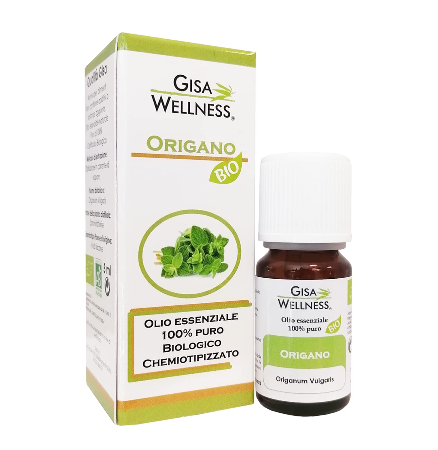 Gisa Wellness - ORIGANO Olio Essenziale Bio 5ml