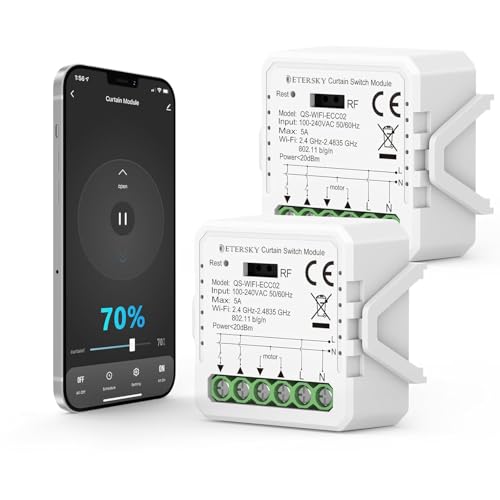 Etersky Interruttore Tapparelle WiFi con Percentuale