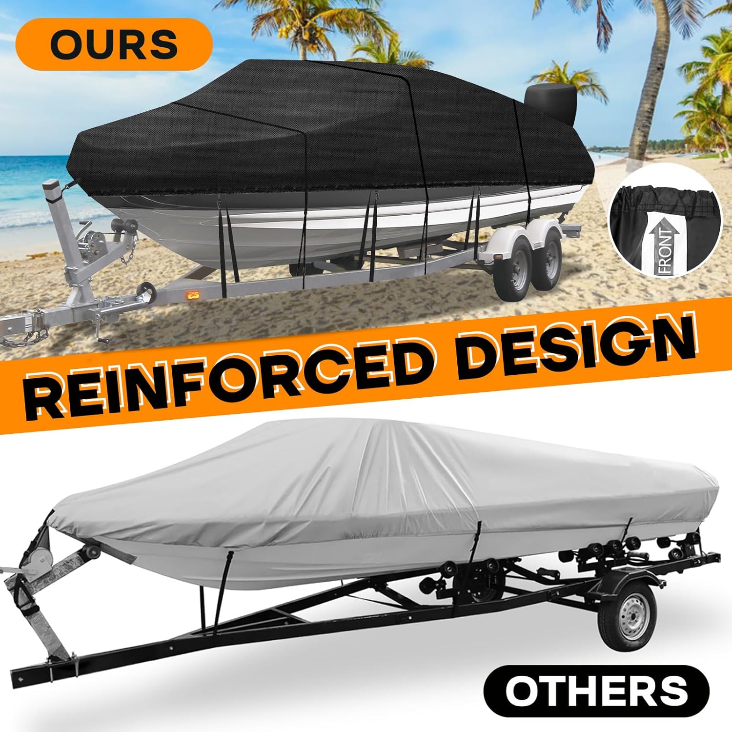 Telo Impermeabile per Barche 420D in Tessuto Oxford - immagine 5