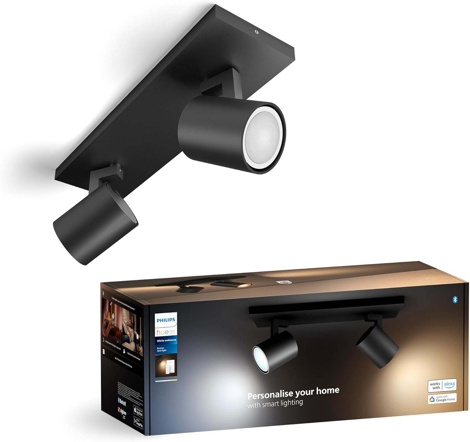 Philips Hue Illuminazione da soffitto, Nero - immagine 1