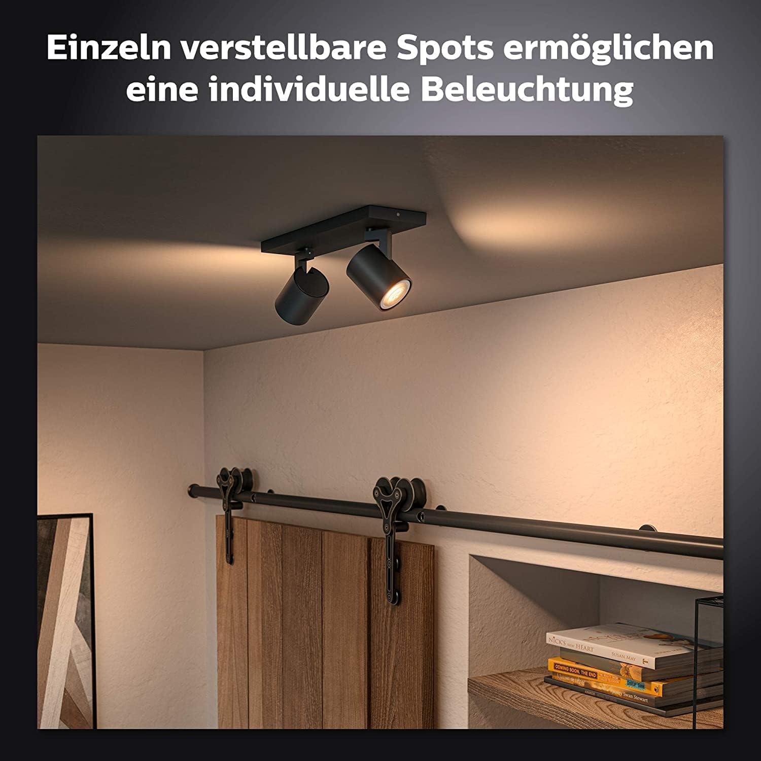 Philips Hue Illuminazione da soffitto, Nero - immagine 3