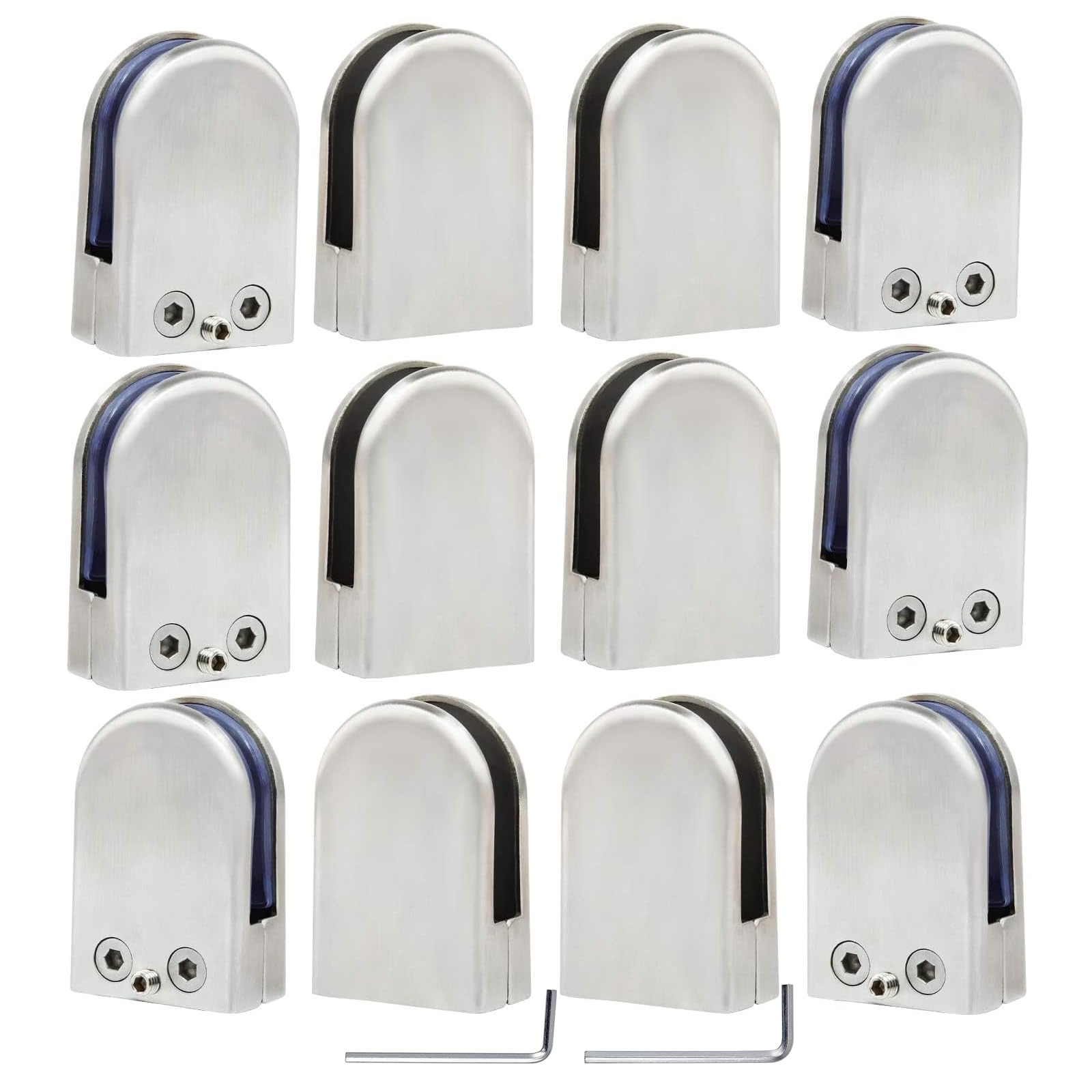 Discoball - Morsetto per Vetro in Acciaio INOX 304