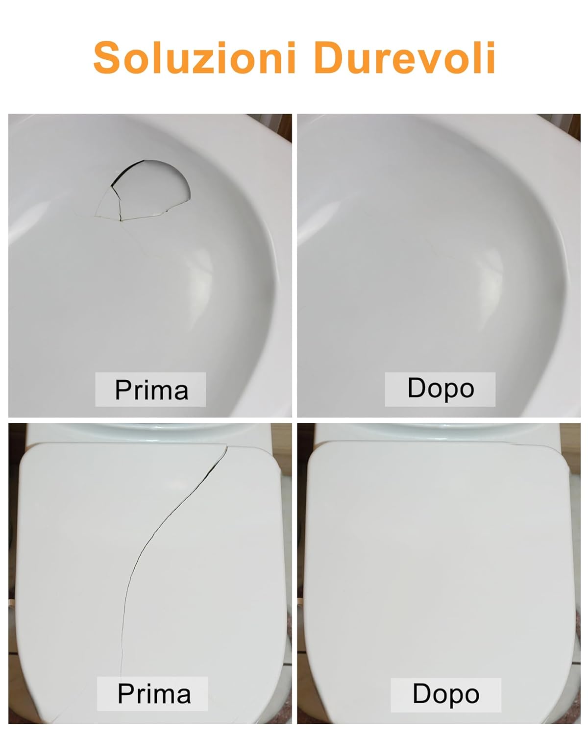 Beanewone Kit Riparazione Piastrelle e Vasca da Bagno - immagine 4