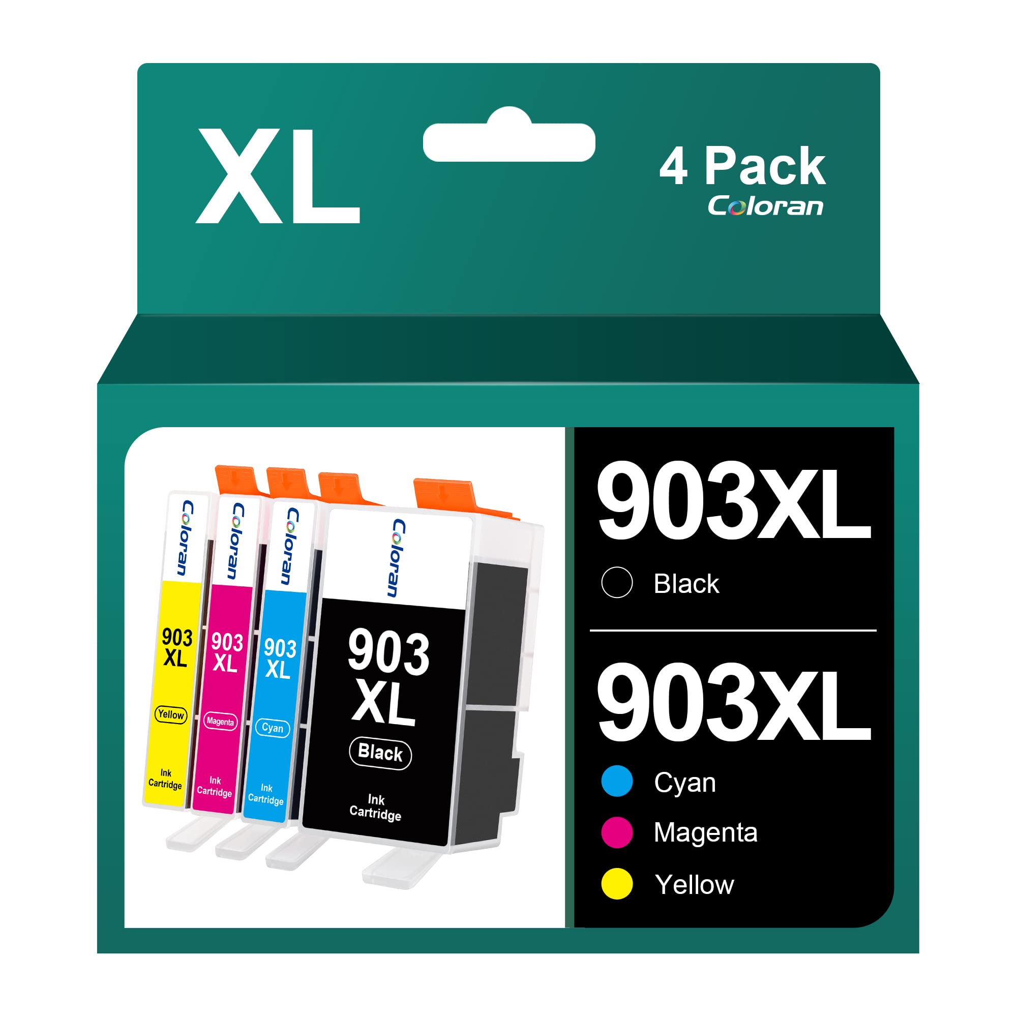 4-Pack 903XL Cartucce Compatibili Alta Resa