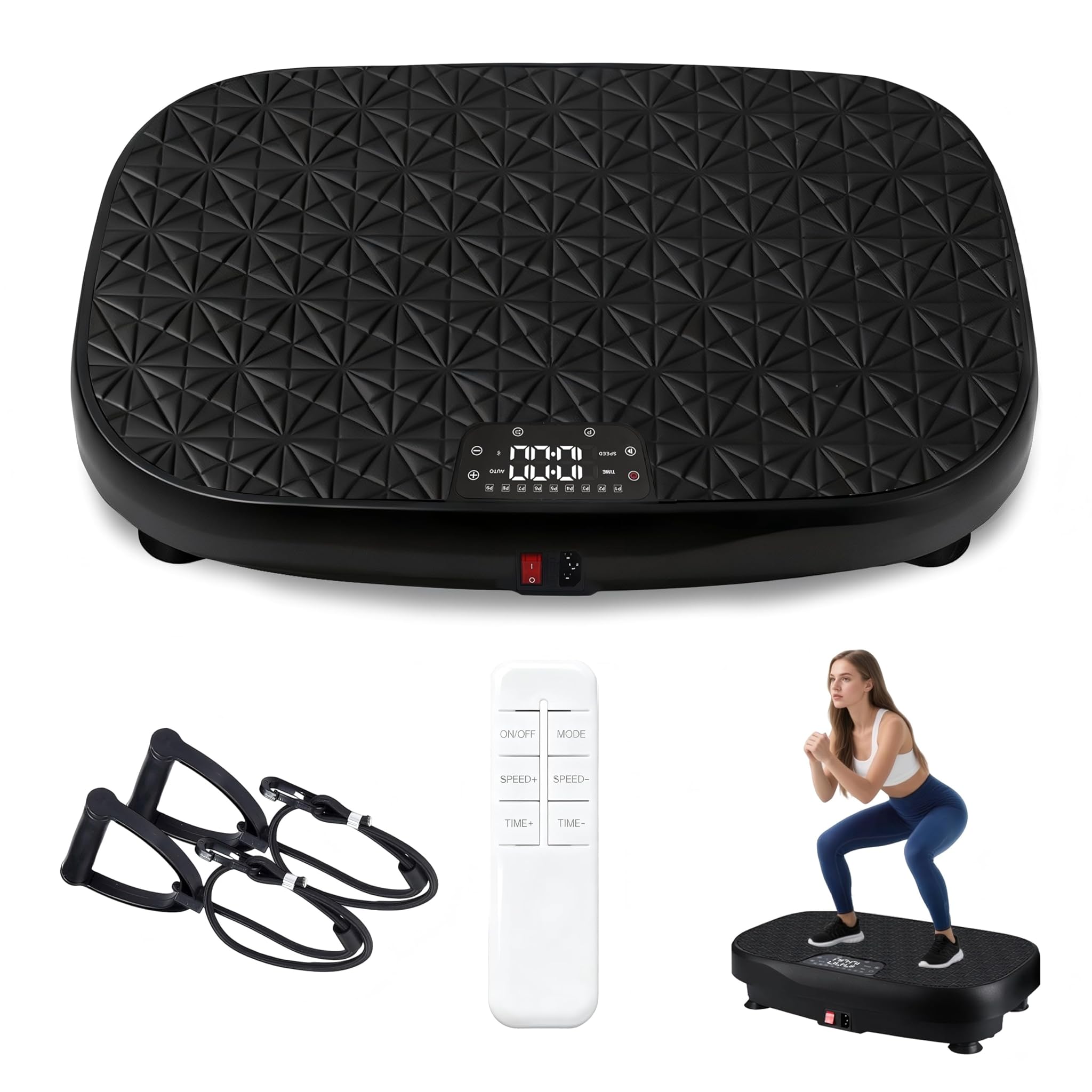 Pedana Vibrante Dimagrante con Display LED e Telecomando