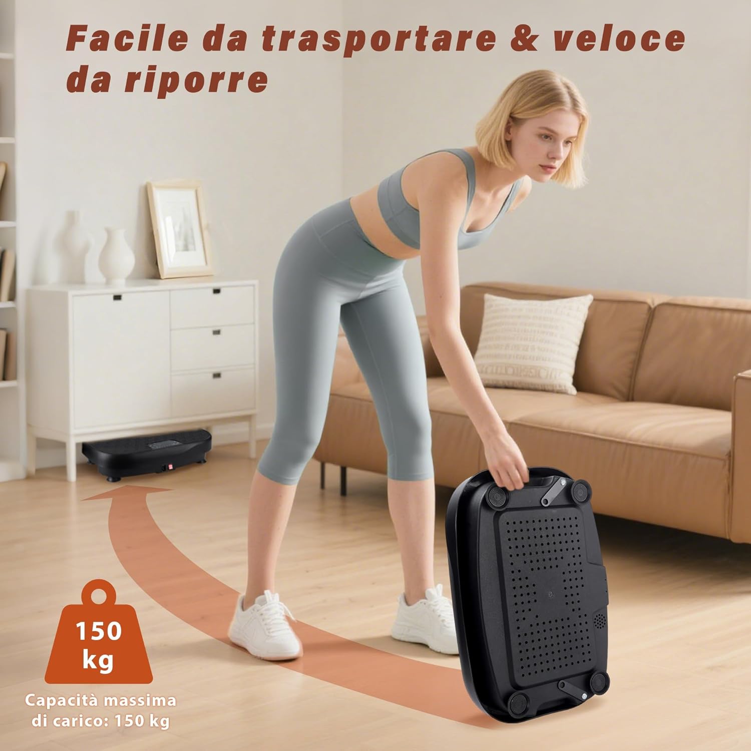 Pedana Vibrante Dimagrante con Display LED e Telecomando - immagine 6