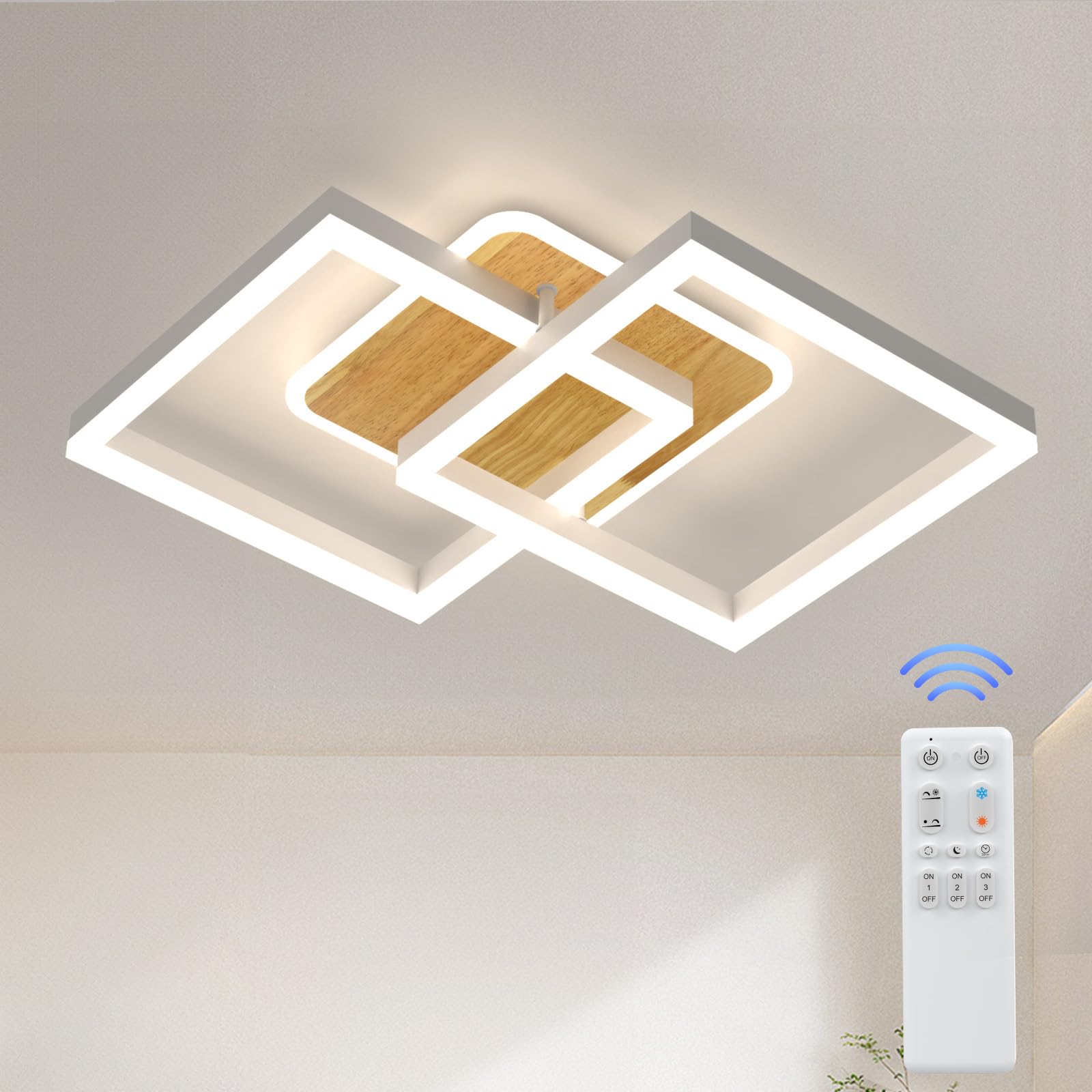 Plafoniera LED Soffitto Moderna Dimmerabile 40W 3600LM