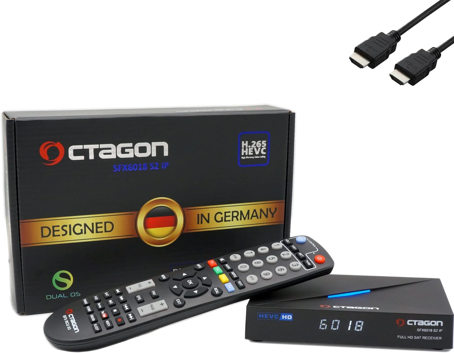 Octagon SFX6018 S2+IP - Ricevitore Linux HD E2 - immagine 2
