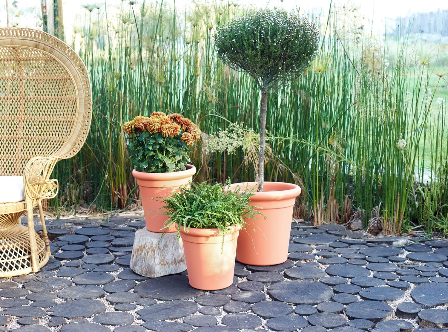 Artevasi Vaso Toscana 40 cm Impruneta - immagine 3