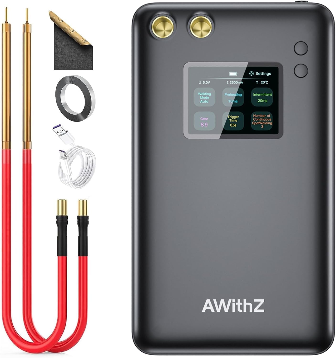 AWithZ Saldatrice a Punti per Batterie 7500mAh
