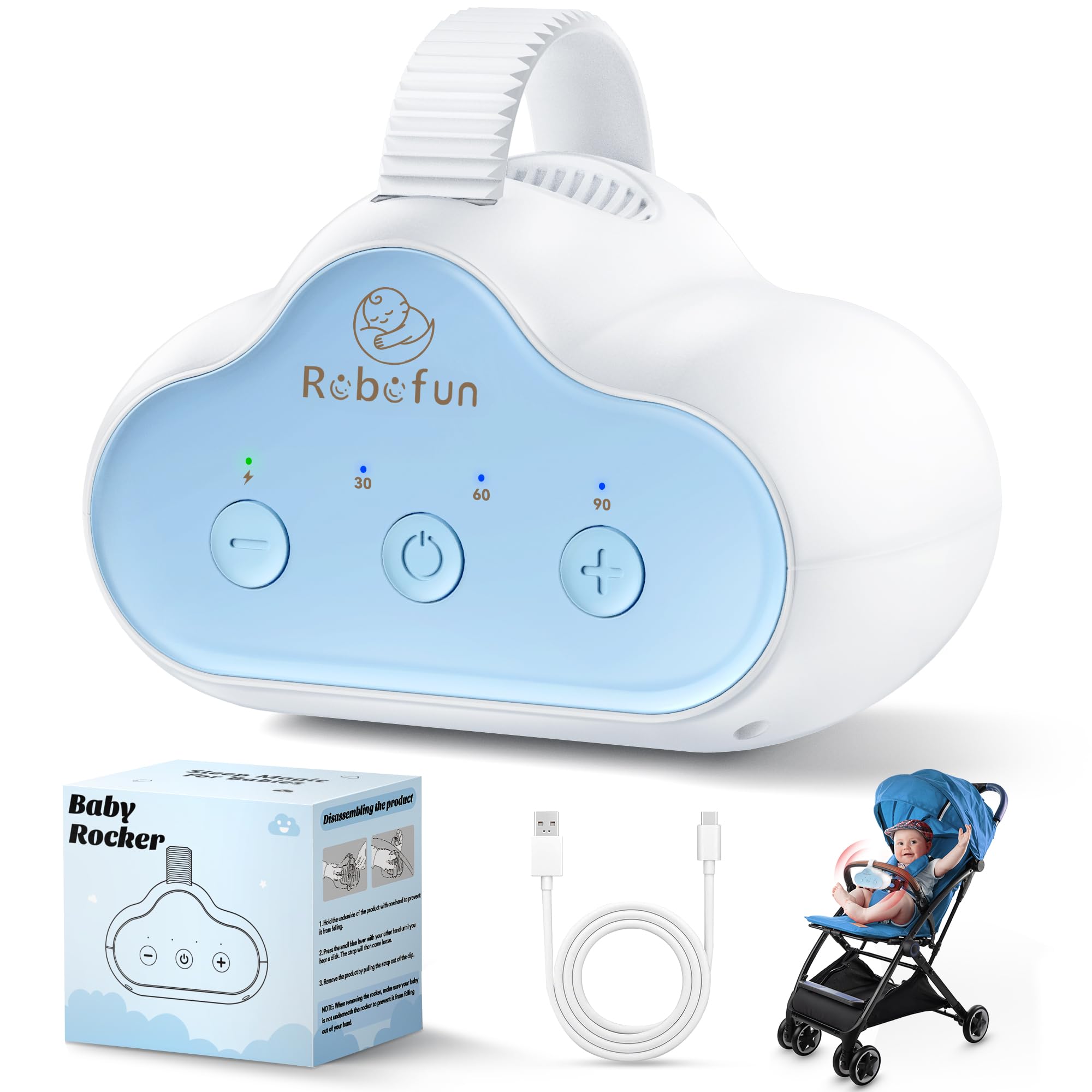 Robofun Passeggino Rocker - Aiuto a Dormire Automatico