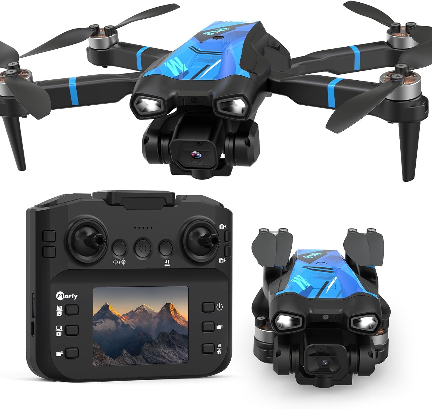 Morlyrctooy M18LCD Mini Drone con Fotocamera 1080P - immagine 1