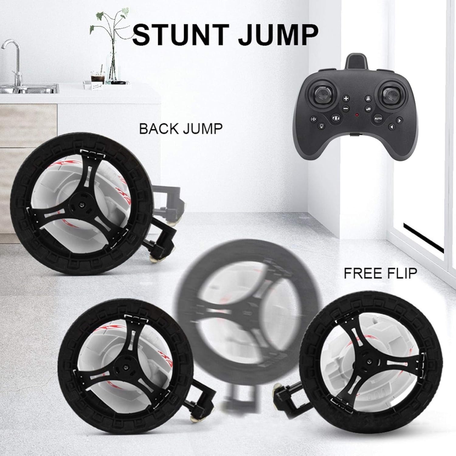 Alomejor Bounce Car - Auto Telecomandata 2.4G Hz - immagine 5