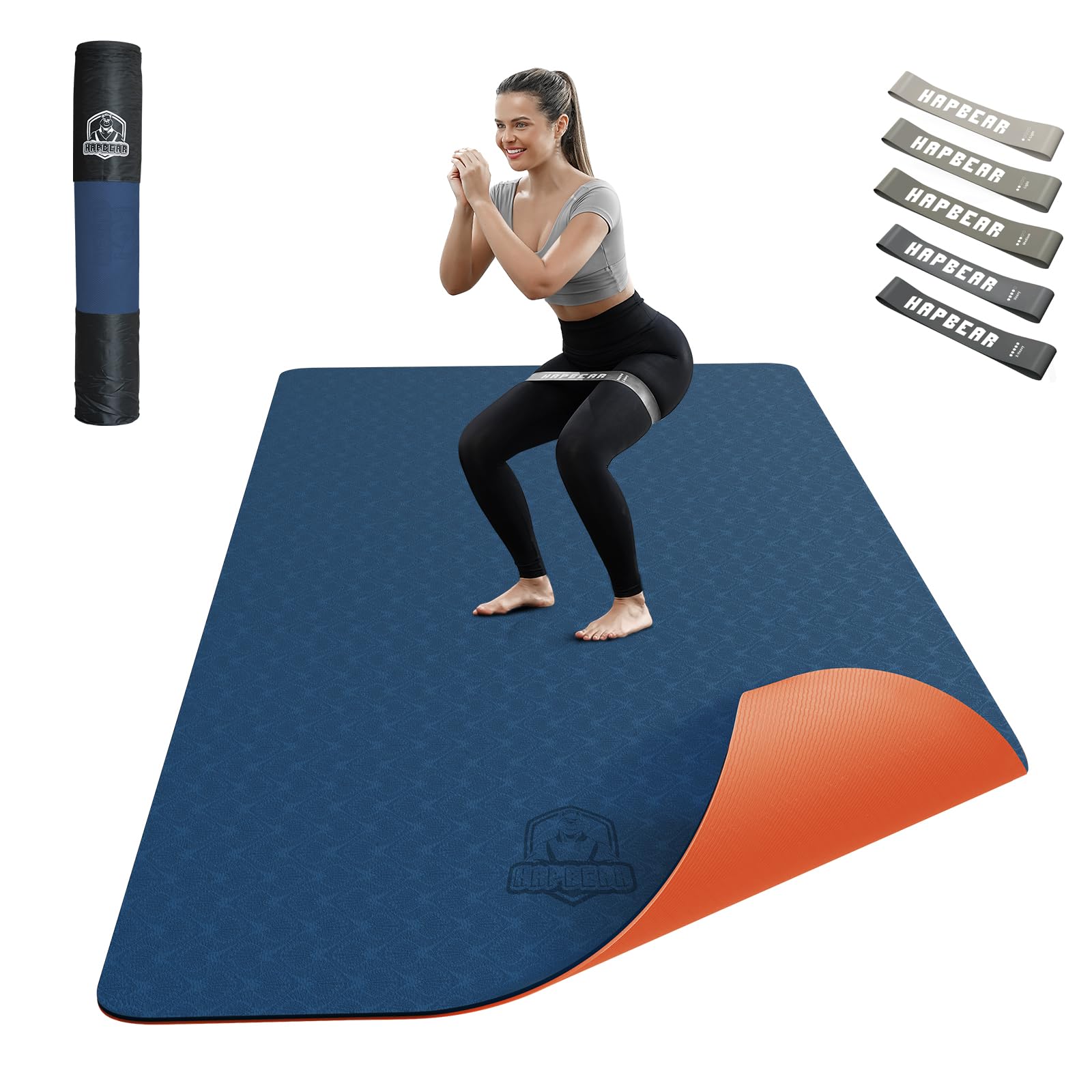 Hapbear Tappetino Yoga Extra Large 183x91x0.6cm