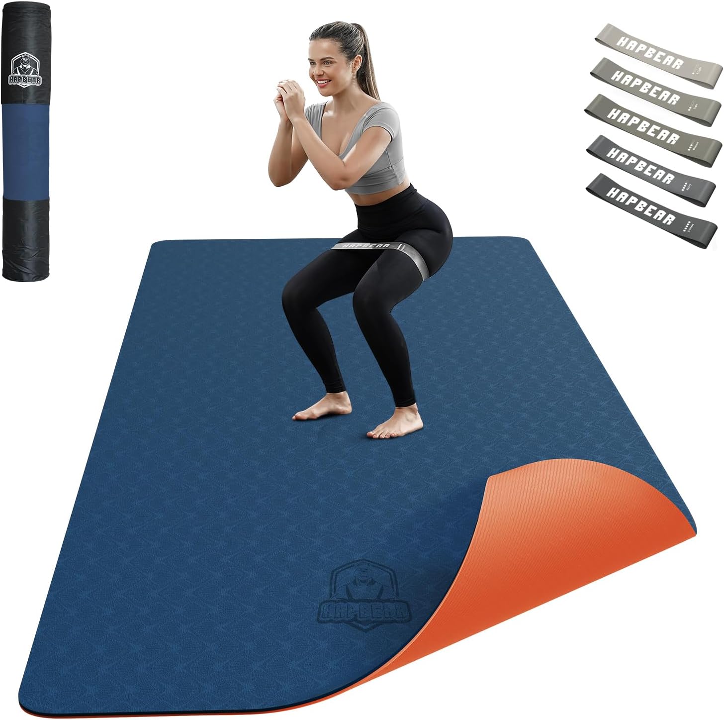 Hapbear Tappetino Yoga Extra Large 183x91x0.6cm - immagine 1