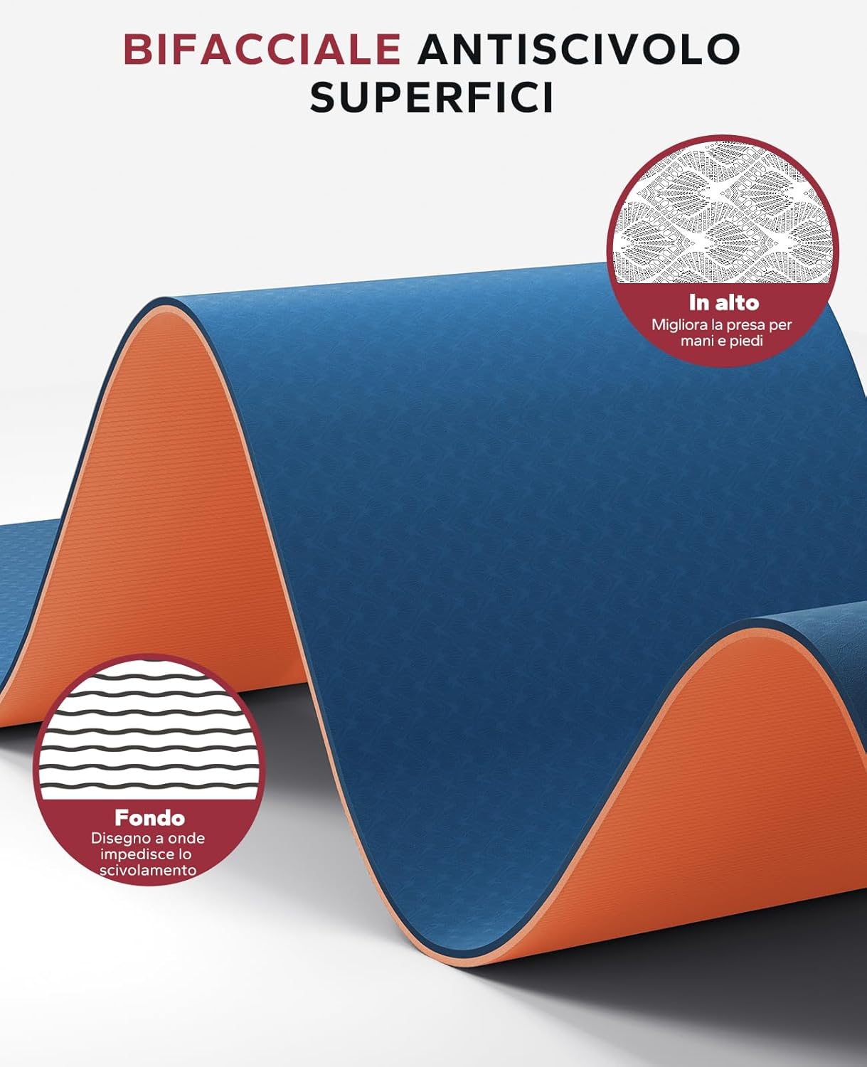 Hapbear Tappetino Yoga Extra Large 183x91x0.6cm - immagine 3