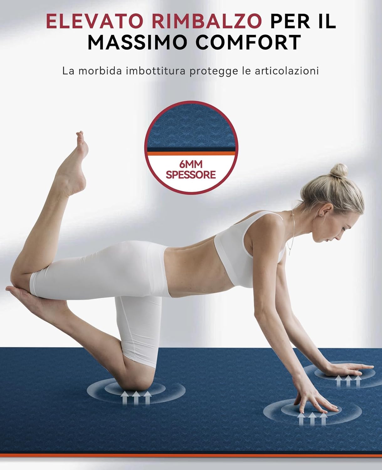 Hapbear Tappetino Yoga Extra Large 183x91x0.6cm - immagine 4