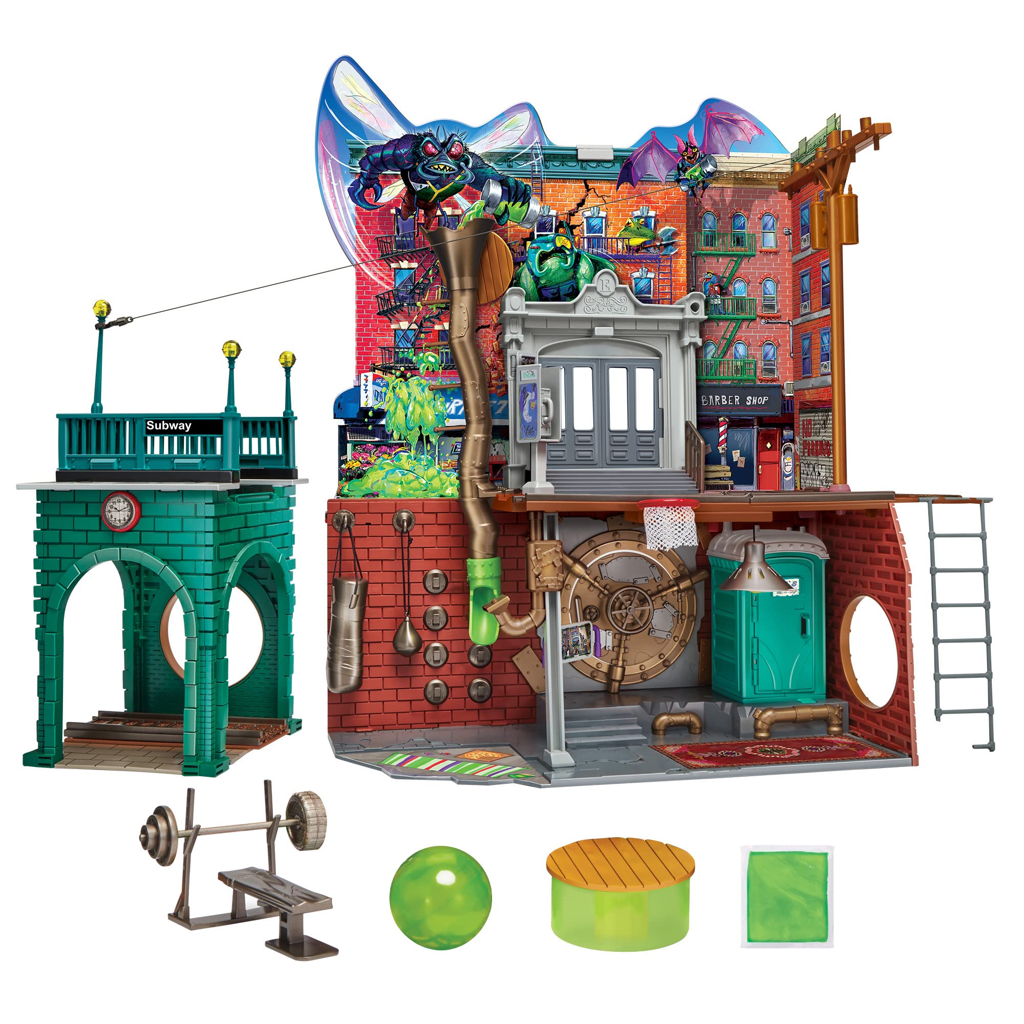 Ninja Turtles : Teenage Years playset Quartier général