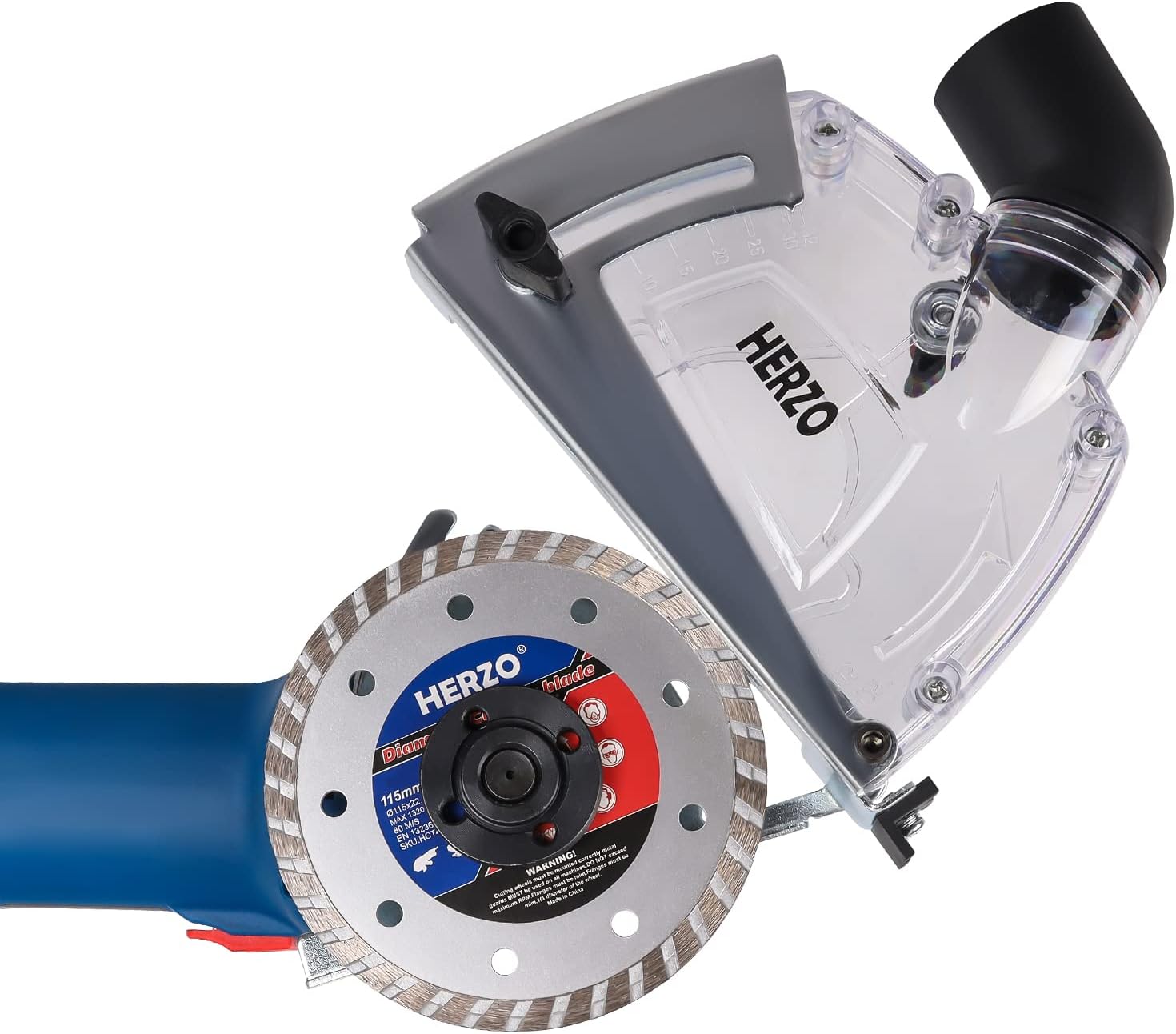 HERZO Cuffia Aspirazione con Slitta 115/125 mm - immagine 6