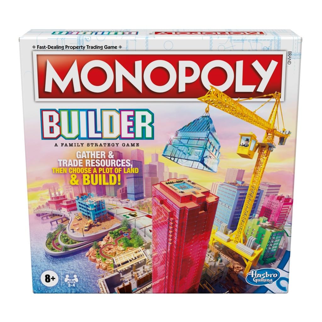 Monopoly Gioco da Tavolo Builder - Gioco di Strategia