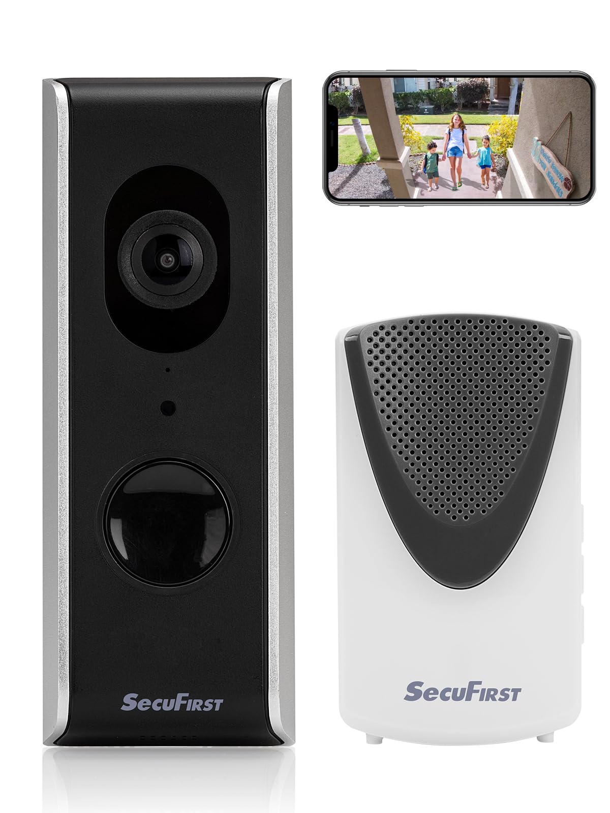 Secufirst Campanello con Fotocamera e Chime
