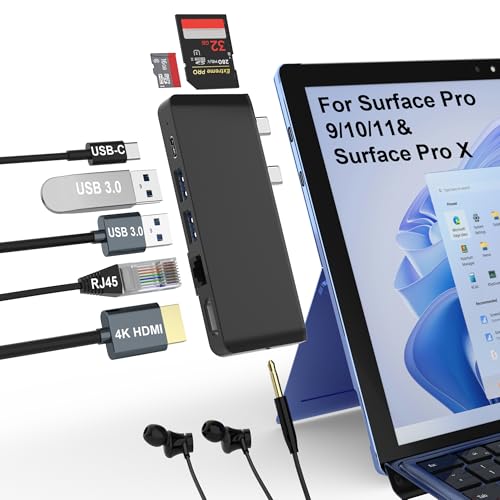 Hub USB-C per Surface Pro 9 con HDMI 4K e PD - immagine 1