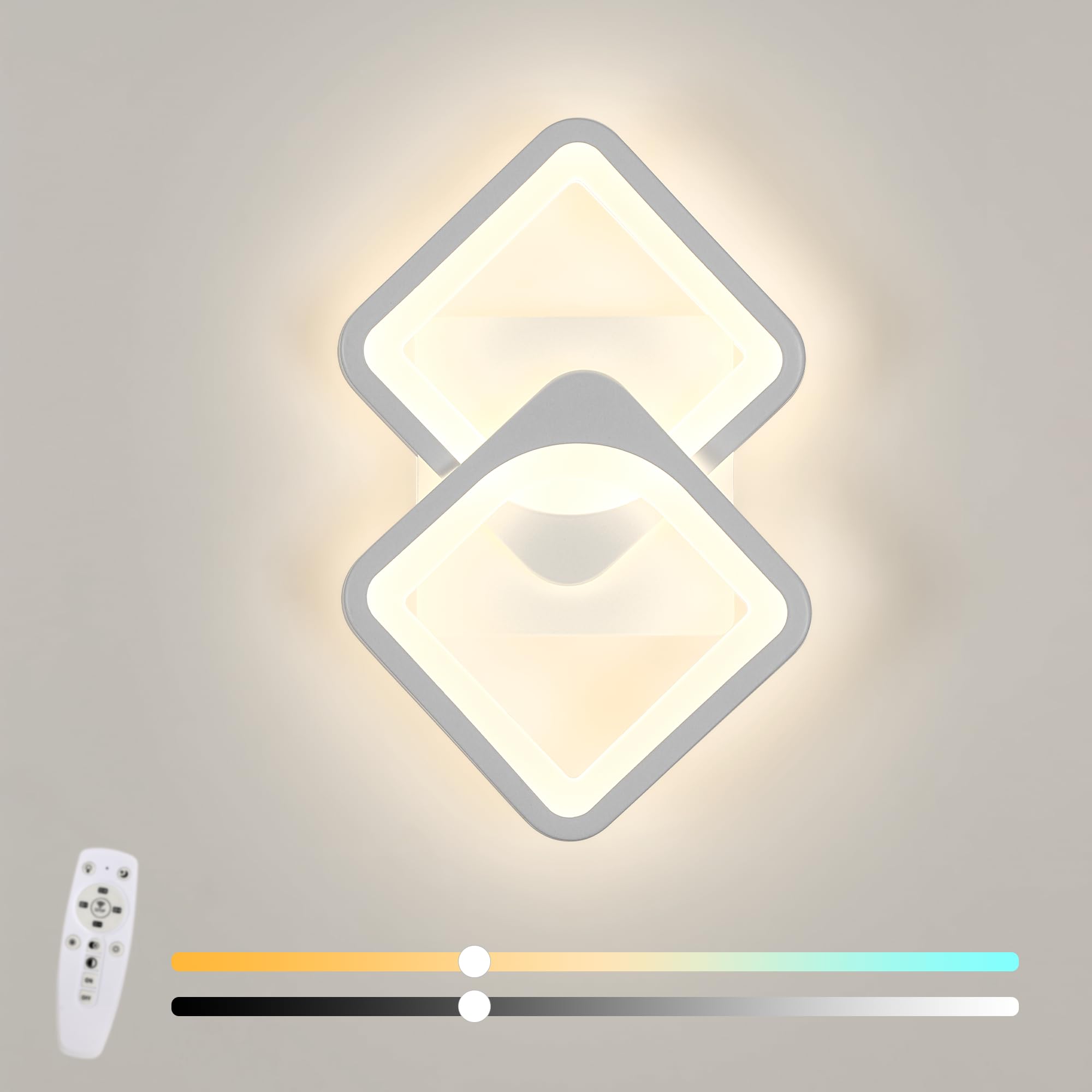 Applique LED Dimmerabile da Parete Interno 24W