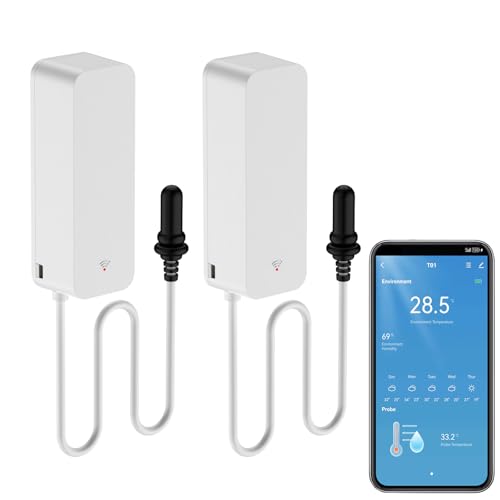 Termometro Igrometro Intelligente WiFi con Sonda Esterna