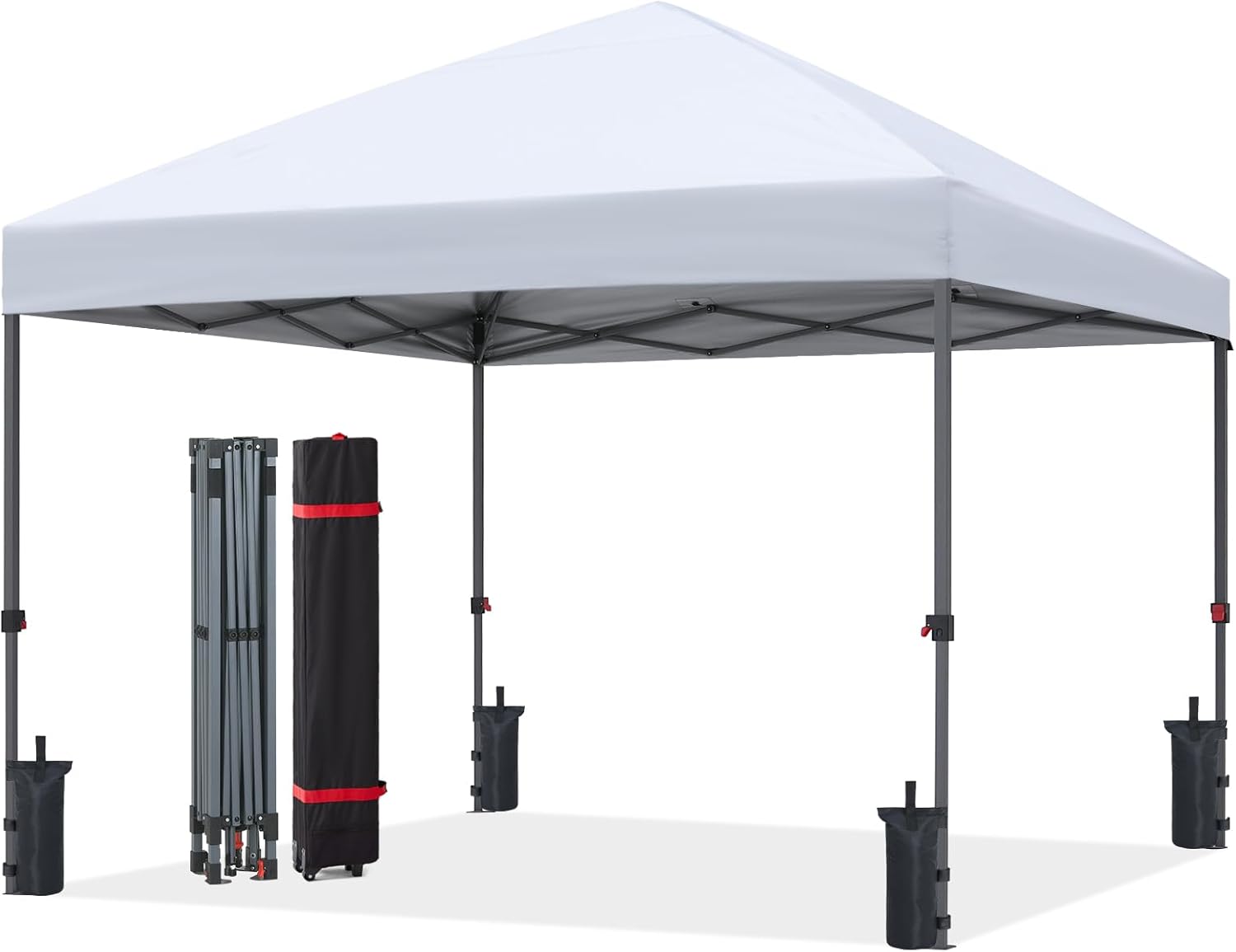 Abccanopy Gazebo Commerciale Pop-Up 3x3m, Bianco - immagine 1