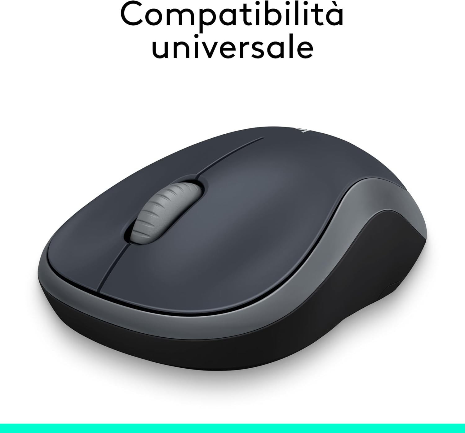 Logitech M185 Mouse Wireless 1000 DPI, Grigio - immagine 7