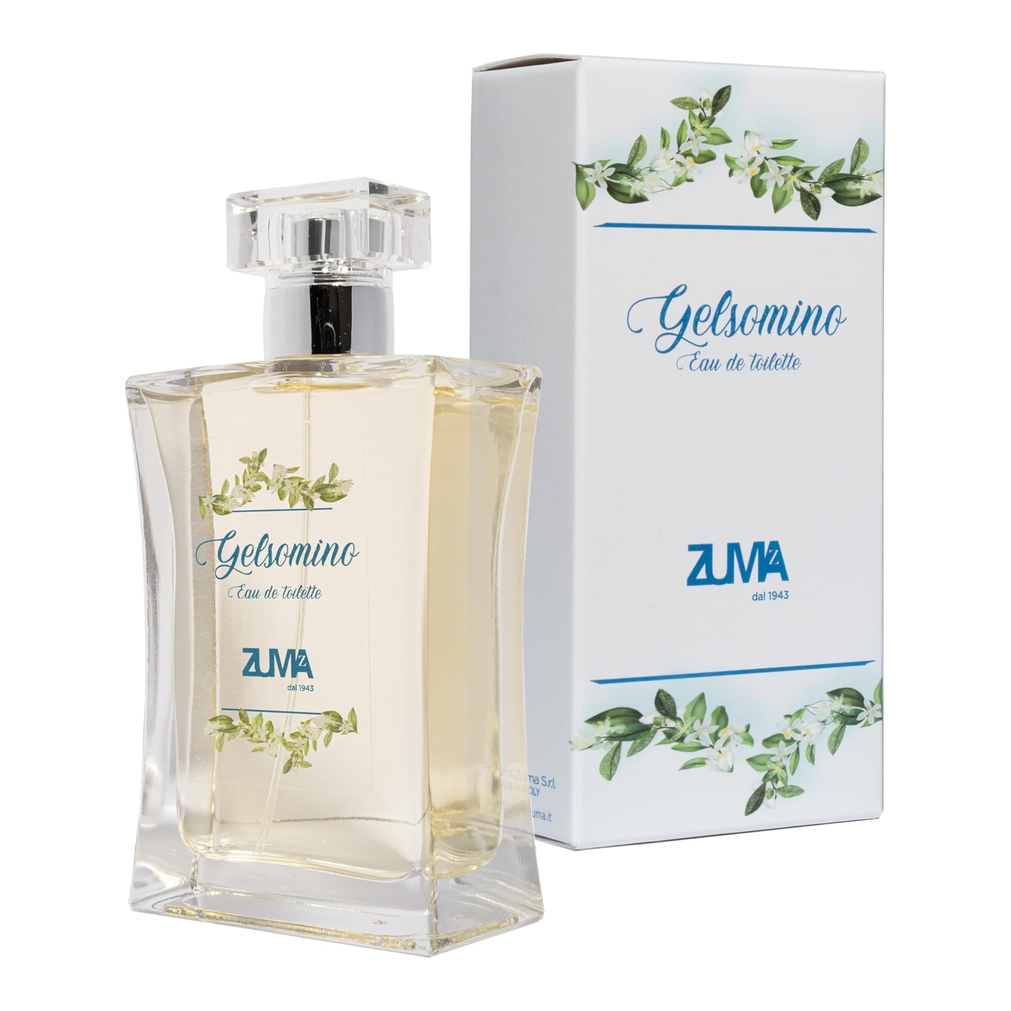 Profumi Zuma - Profumo Donna al Gelsomino - Eau de Toilette Donna Fragranza Floreale Spray - Made in Italy (Gelsomino 100 ml)