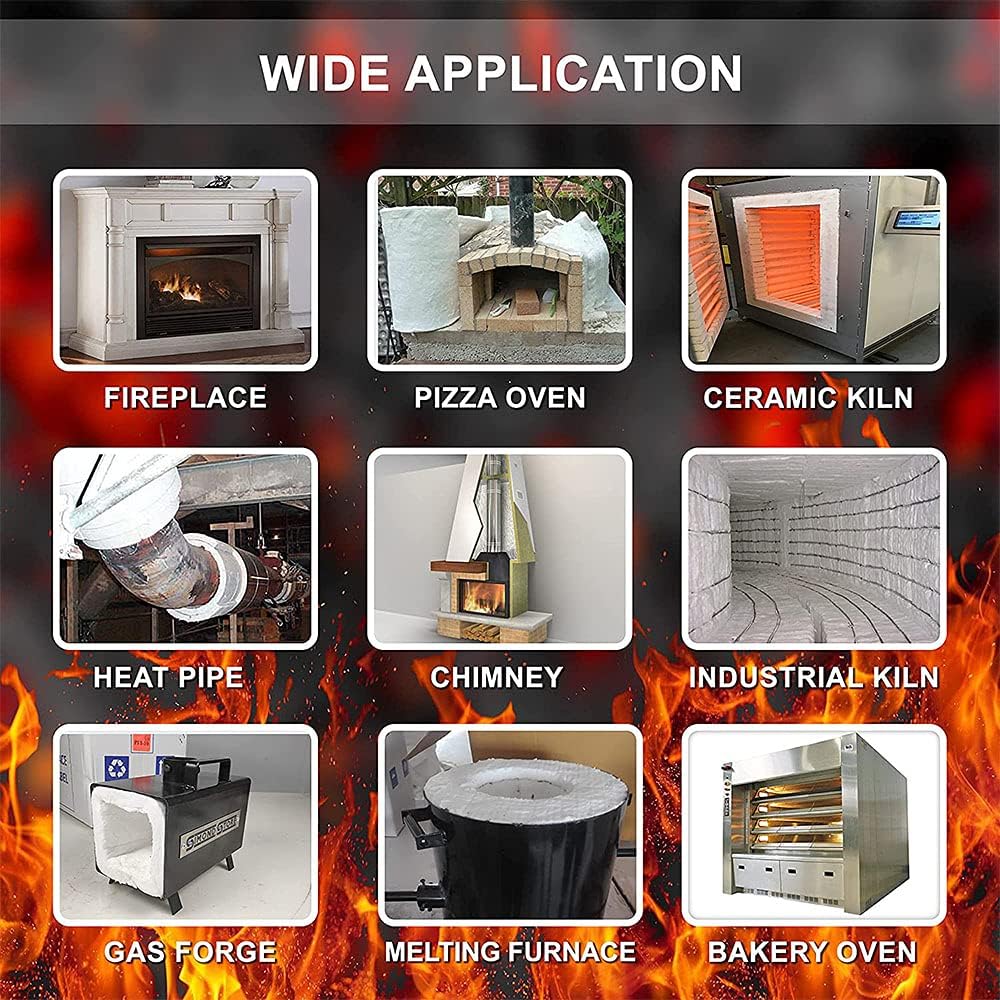 Coperta in Fibra di Ceramica Alluminio Silicato 10MM - immagine 6