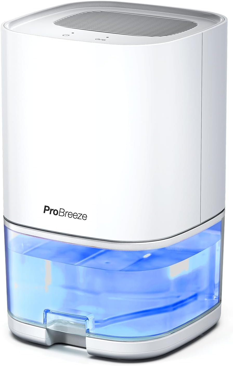 Pro Breeze Deumidificatore 1000ml con Timer e Luce LED - immagine 1