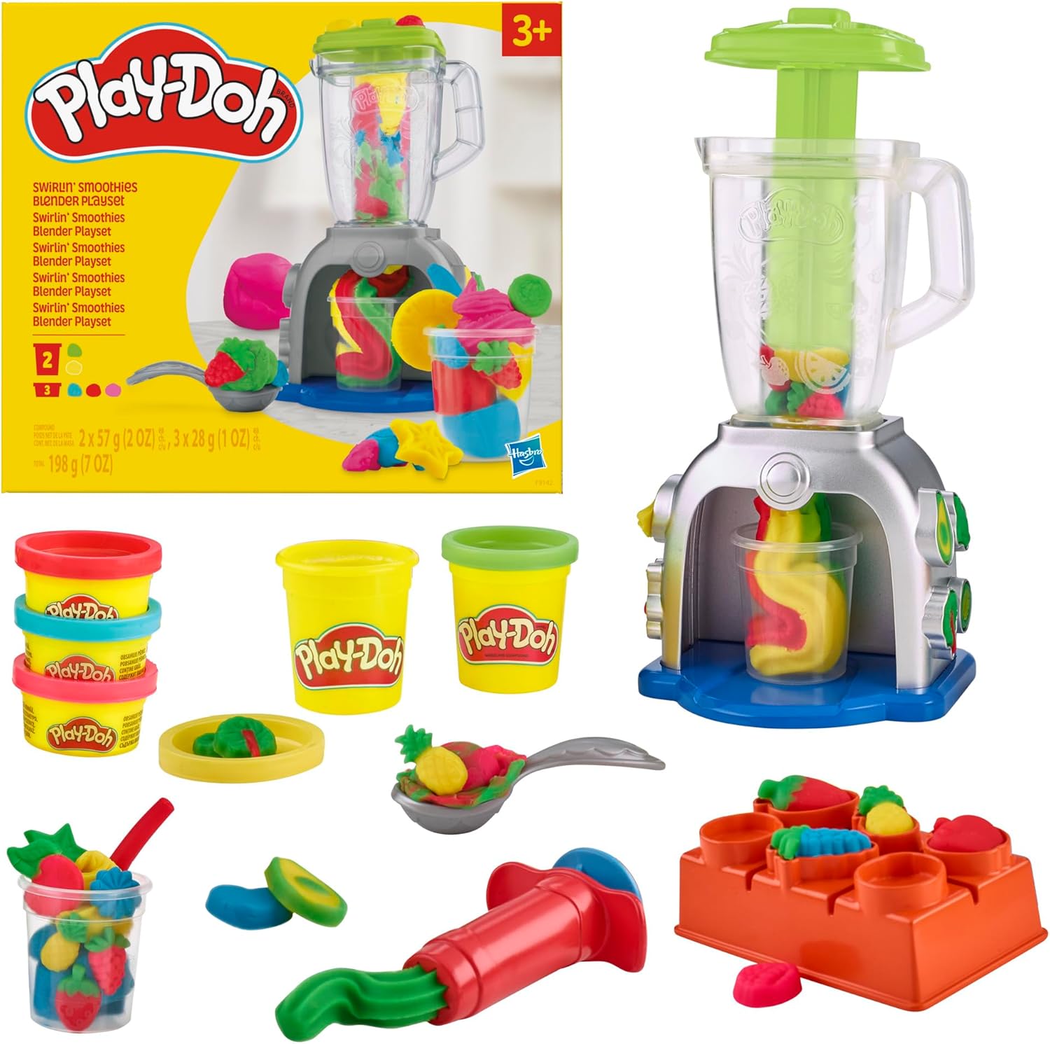 Play-Doh Playset Swirlin' Smoothies Frullatore Giocattolo - immagine 1