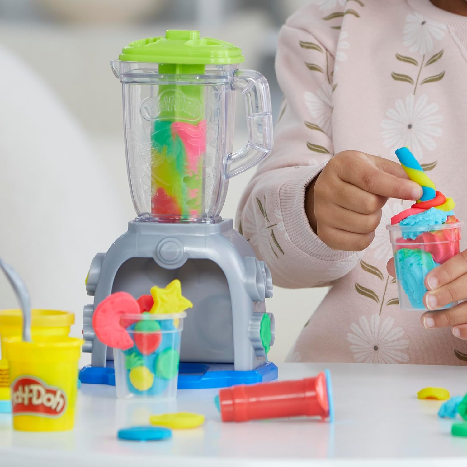 Play-Doh Playset Swirlin' Smoothies Frullatore Giocattolo - immagine 5