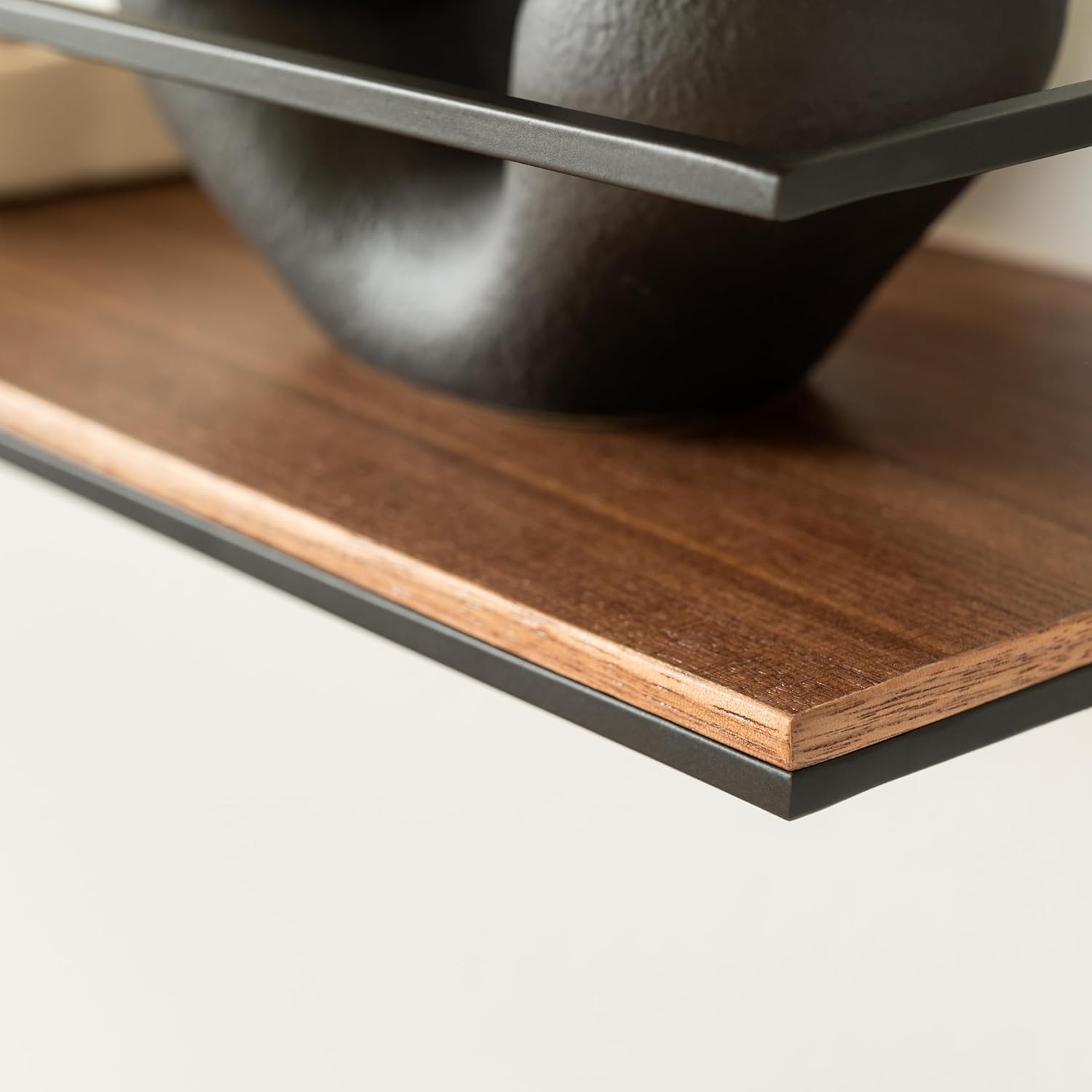 Kazai. Set di Mensole da Muro -STENN- Noce - immagine 4