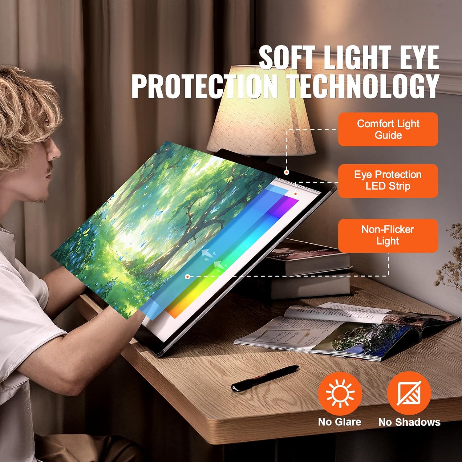 Vevor Lavagna Luminosa a LED A2, Nera - immagine 5