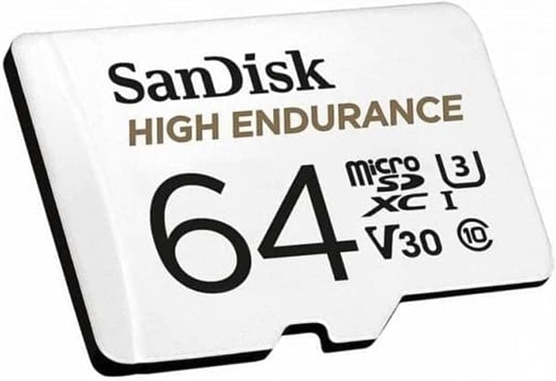 Sandisk HIGH ENDURANCE 64 GB microSDXC + Adattatore SD - immagine 1