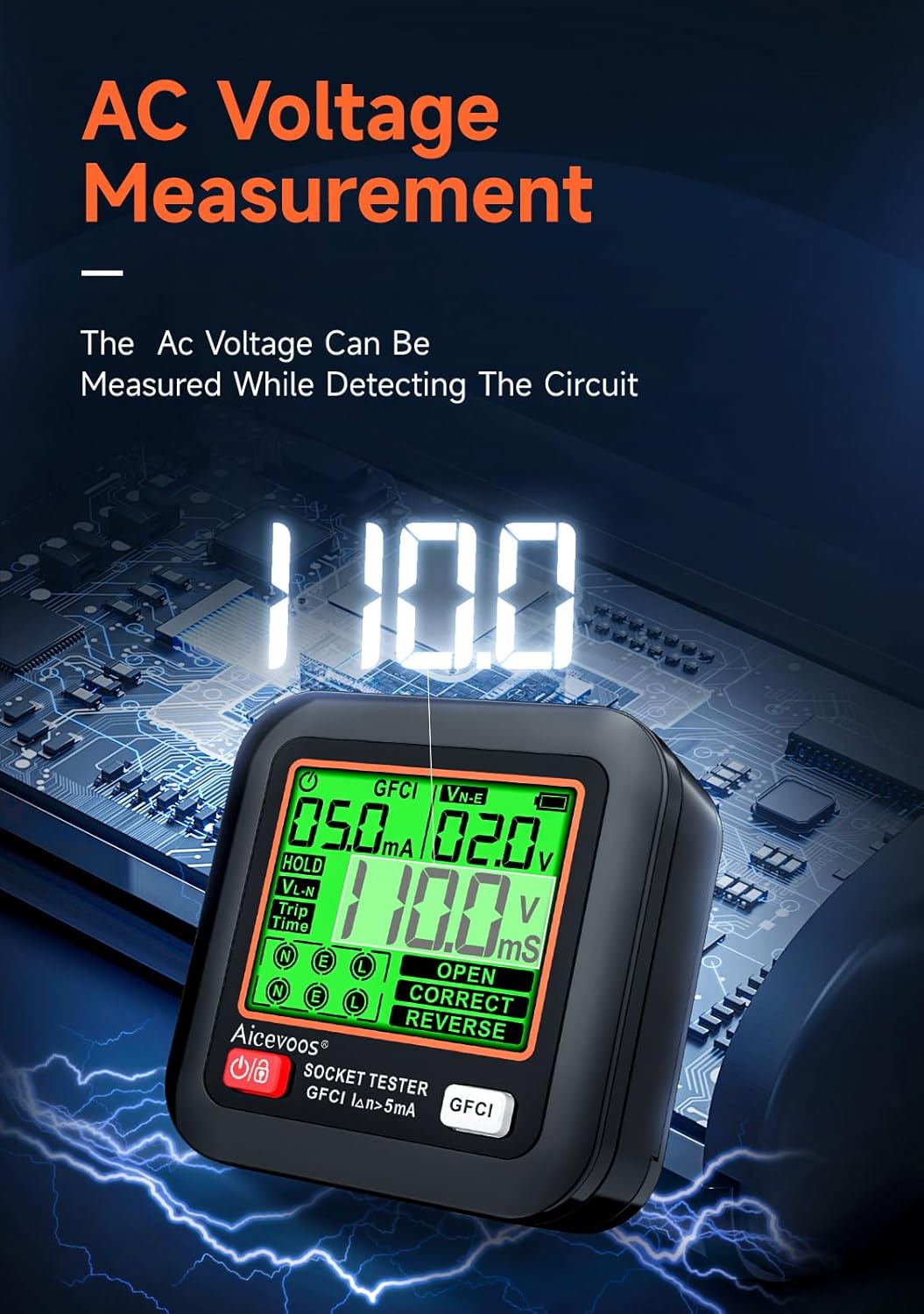 D9B Tester per Prese con Funzione RCD e Display LCD - immagine 4