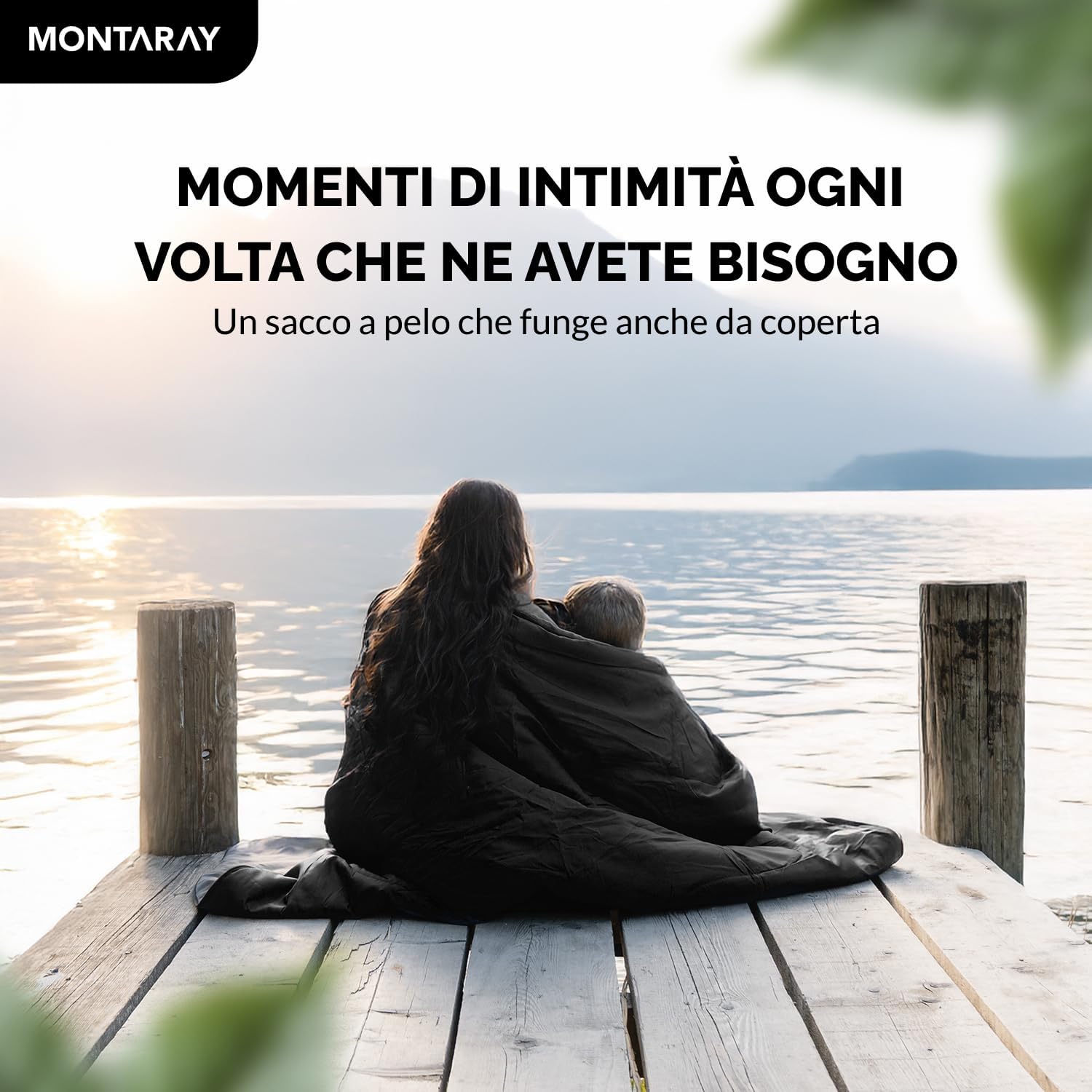 Sacco a Pelo 100% Cotone con Cuscino, 3-4 Stagioni - immagine 6