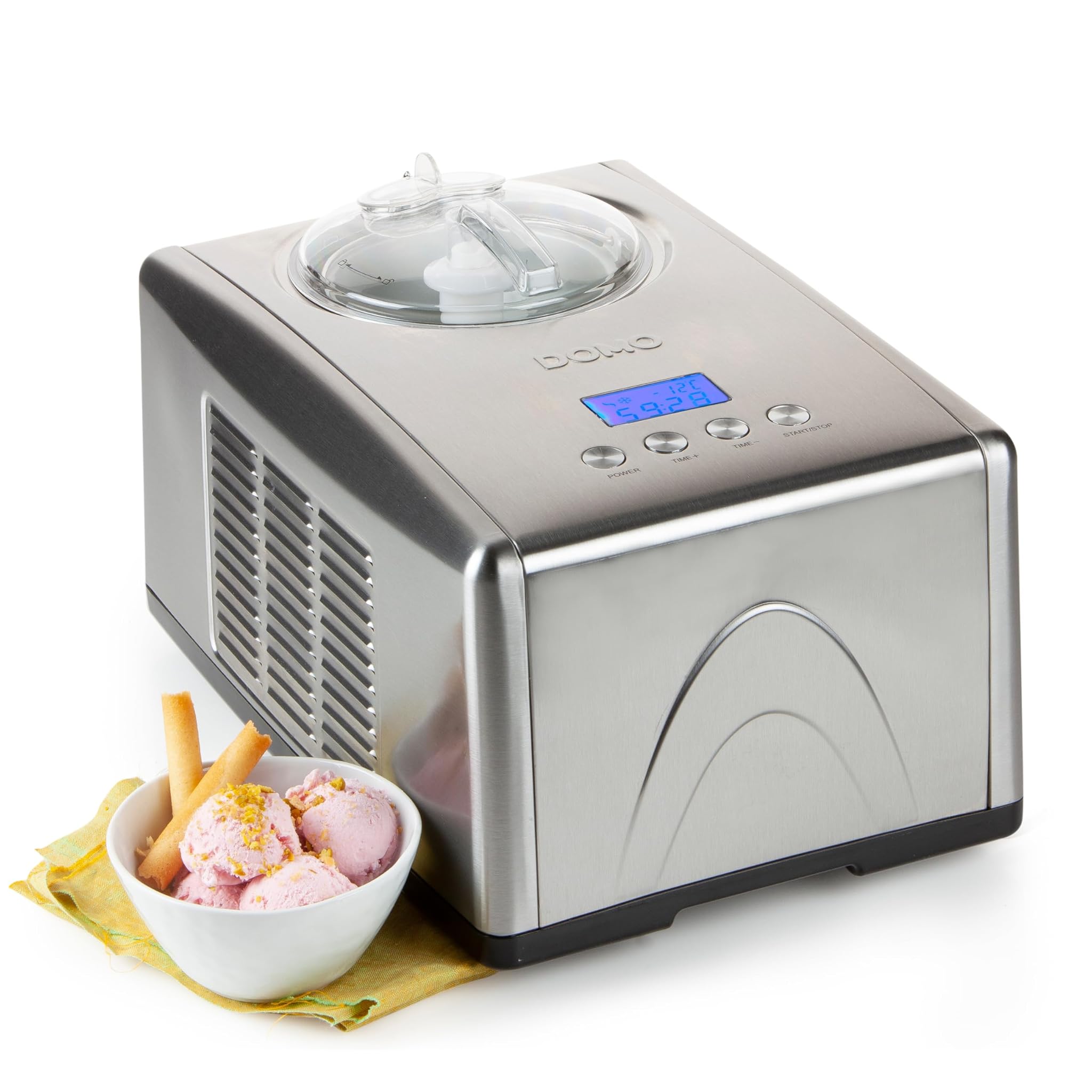 Domo DO9066I - Macchina per il Gelato 150W, Giallo